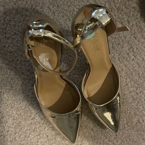 Gold heels